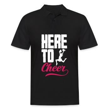 Drôle de pom-pom girl Cheerleading Cadeau - Polo Homme - noir - Devant - Kai (181cm)