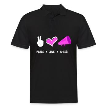 Drôle de pom-pom girl Cheerleading Cadeau - Polo Homme - noir - Devant - Kai (181cm)