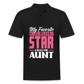 Drôle de pom-pom girl Cheerleading Cadeau - Polo Homme - noir - Devant - Kai (181cm)