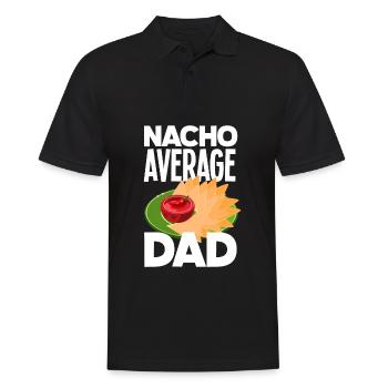 Papa Père Cadeau de la fête des pères - Polo Homme - noir - Devant - Kai (181cm)