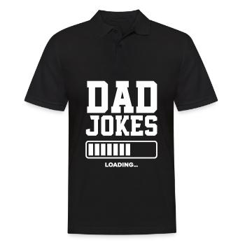 Papa Père Cadeau de la fête des pères - Polo Homme - noir - Devant - Kai (181cm)