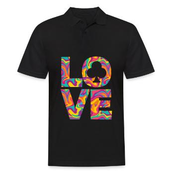 Joueur de poker Joueur de poker Cadeau de poker - Polo Homme - noir - Devant - Kai (181cm)