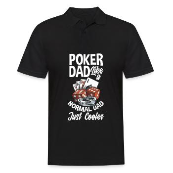 Poker Player Poker Player Poker Gift - Men's Polo Shirt - black - Front - Kai (181cm)
