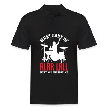 Drums Drummer Gift - Polo Homme - noir - Devant - Kai (181cm)
