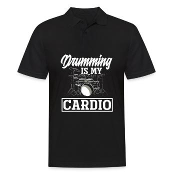 Drums Drummer Gift - Polo Homme - noir - Devant - Kai (181cm)