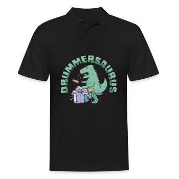 Batterie Batteur Dino Gift - Polo Homme - noir - Devant - Kai (181cm)