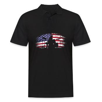 Drums Drummer Gift - Polo Homme - noir - Devant - Kai (181cm)