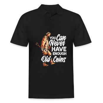 Funny Probing Metal Detector Detector - Men's Polo Shirt - black - Front - Kai (181cm)