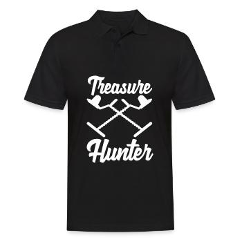 Détecteur de métaux à sondage amusant - Polo Homme - noir - Devant - Kai (181cm)