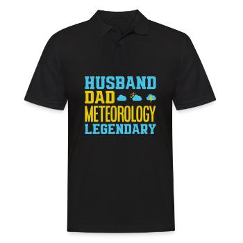 Météorologue Météorologie Storm Chaser Cadeau - Polo Homme - noir - Devant - Kai (181cm)