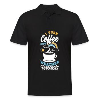 Meteorologist Meteorology Storm Chaser Gift - Men's Polo Shirt - black - Front - Kai (181cm)