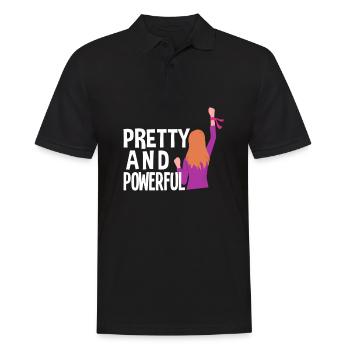 Feminismus Feministin - Männer Poloshirt - Schwarz - Vorne - Kai (181cm)