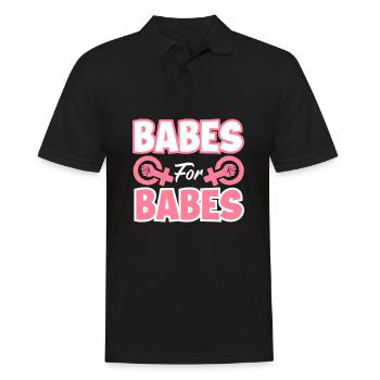 Feminismus Feministin - Männer Poloshirt - Schwarz - Vorne - Kai (181cm)
