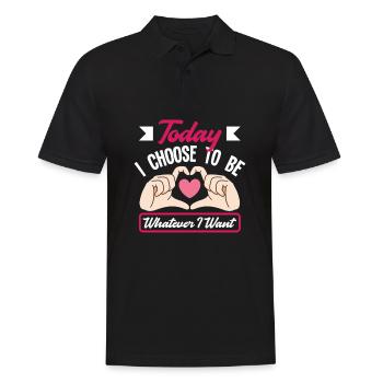 Feminismus Feministin - Männer Poloshirt - Schwarz - Vorne - Kai (181cm)