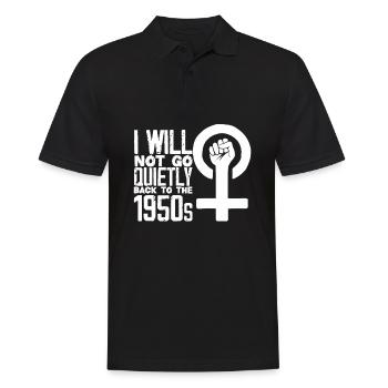 Feminismus Feministin - Männer Poloshirt - Schwarz - Vorne - Kai (181cm)