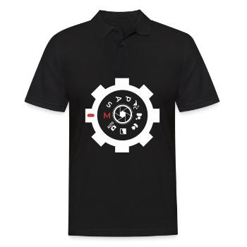Drôle Photographie Photographe Photographe Cadeau - Polo Homme - noir - Devant - Kai (181cm)