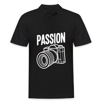 Drôle Photographie Photographe Photographe Cadeau - Polo Homme - noir - Devant - Kai (181cm)