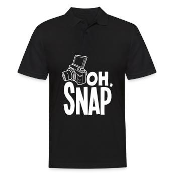 Drôle Photographie Photographe Photographe Cadeau - Polo Homme - noir - Devant - Kai (181cm)