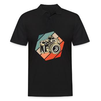 Drôle Photographie Photographe Photographe Cadeau - Polo Homme - noir - Devant - Kai (181cm)