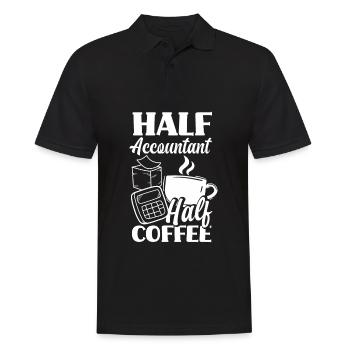 Funny Tax Advisor Accountant Gift - Men's Polo Shirt - black - Front - Kai (181cm)