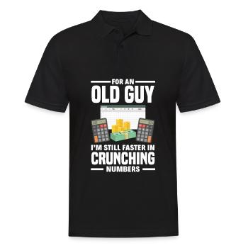 Funny Tax Advisor Accountant Gift - Men's Polo Shirt - black - Front - Kai (181cm)