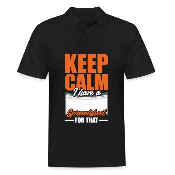 Funny Tax Advisor Accountant Gift - Men's Polo Shirt - black - Front - Kai (181cm)