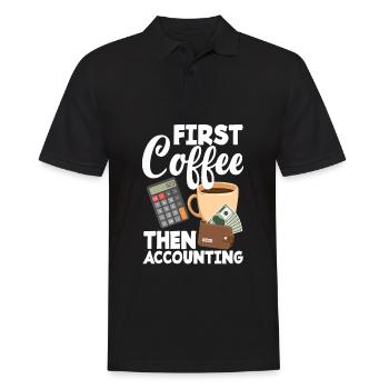 Funny Tax Advisor Accountant Gift - Men's Polo Shirt - black - Front - Kai (181cm)