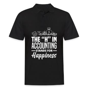 Funny Tax Advisor Accountant Gift - Men's Polo Shirt - black - Front - Kai (181cm)