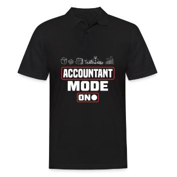 Funny Tax Advisor Accountant Gift - Men's Polo Shirt - black - Front - Kai (181cm)