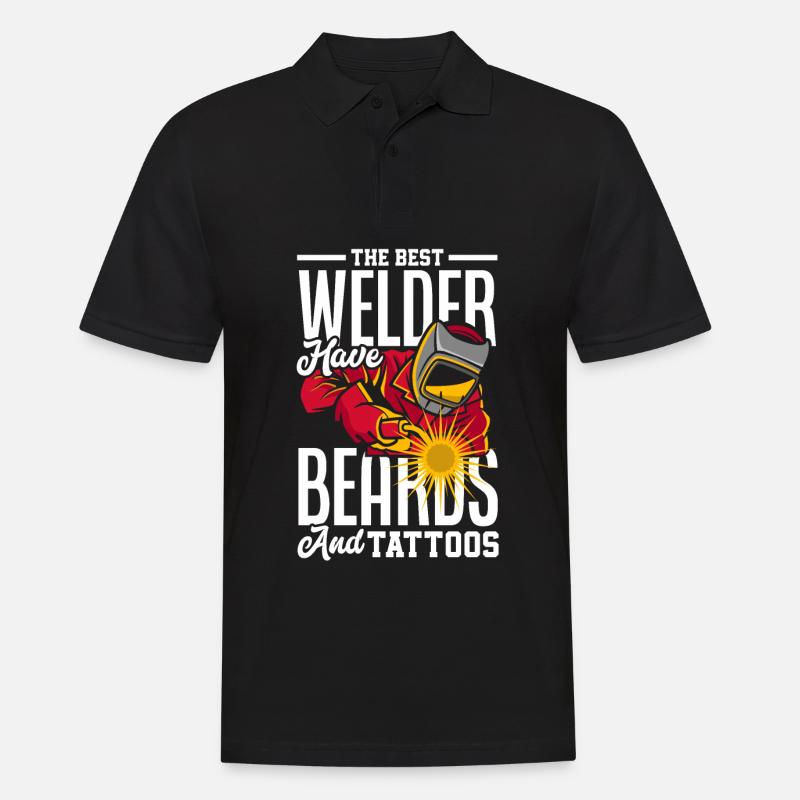 Lustiges Schweißer Geschenk - Männer Poloshirt - Schwarz
