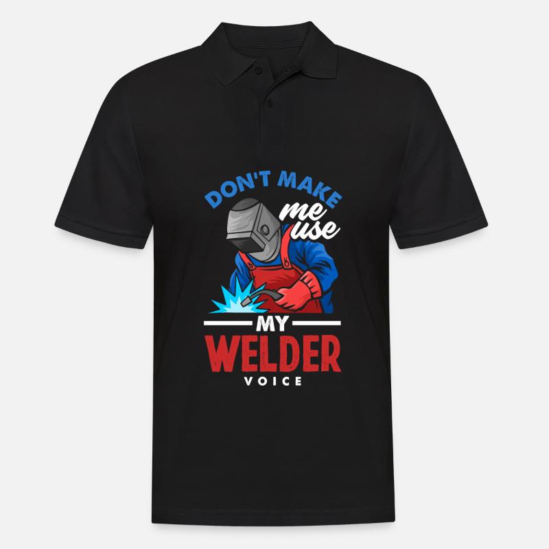 Lustiges Schweißer Geschenk - Männer Poloshirt - Schwarz