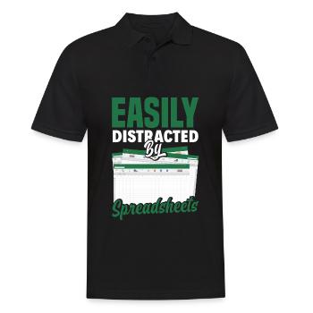 Funny Tax Advisor Accountant Gift - Men's Polo Shirt - black - Front - Kai (181cm)