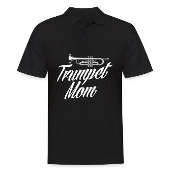 Trompete Trompeter Trompeten Spieler - Männer Poloshirt - Schwarz - Vorne - Kai (181cm)