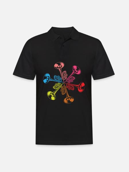 Trumpet Trumpeter Trumpet Player - Men's Polo Shirt - black