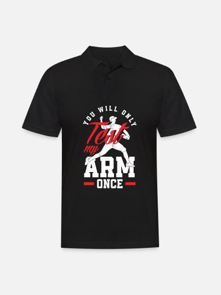 Drôle de baseball - Polo Homme - noir