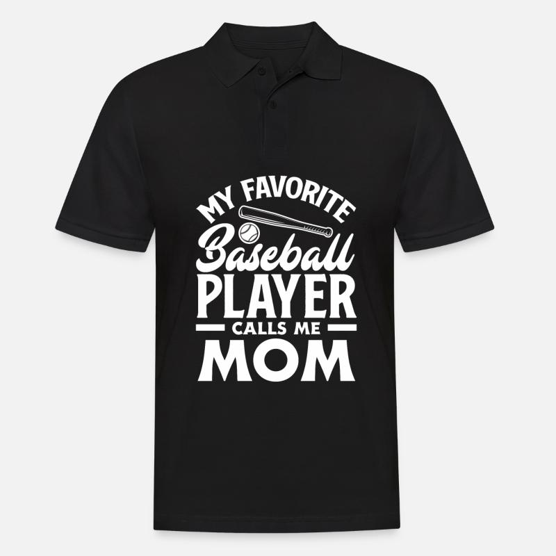 Drôle de baseball - Polo Homme - noir