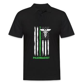 Apothecary Apothecary Apothecary Pharmacy Gift - Men's Polo Shirt - black - Front - Kai (181cm)