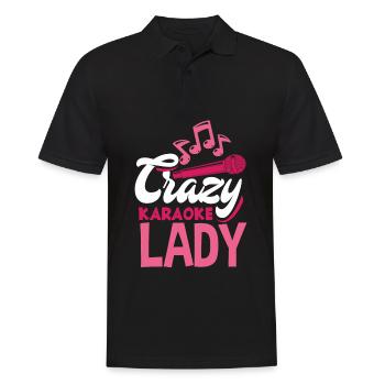 Chanteur de karaoké Chanteur de karaoké Musique - Polo Homme - noir - Devant - Kai (181cm)