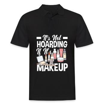 Lustiges Make Up Artist Maskenbildner Geschenk - Männer Poloshirt - Schwarz - Vorne - Kai (181cm)