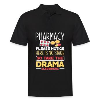 Apothecary Apothecary Apothecary Pharmacy Gift - Men's Polo Shirt - black - Front - Kai (181cm)