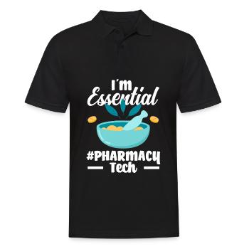 Apothecary Apothecary Apothecary Pharmacy Gift - Men's Polo Shirt - black - Front - Kai (181cm)