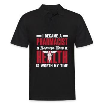 Apothecary Apothecary Apothecary Pharmacy Gift - Men's Polo Shirt - black - Front - Kai (181cm)
