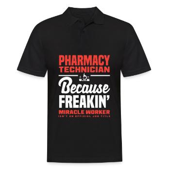 Apothecary Apothecary Apothecary Pharmacy Gift - Men's Polo Shirt - black - Front - Kai (181cm)