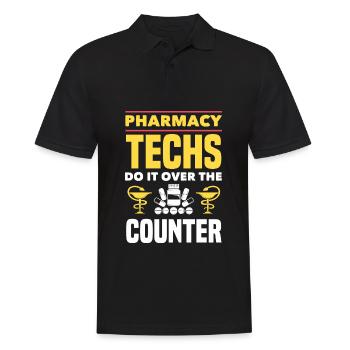 Apothecary Apothecary Apothecary Pharmacy Gift - Men's Polo Shirt - black - Front - Kai (181cm)