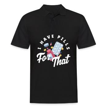 Apothecary Apothecary Apothecary Pharmacy Gift - Men's Polo Shirt - black - Front - Kai (181cm)