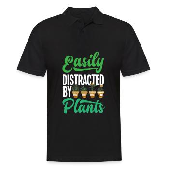Gärtnerin Gärtner Garten Hobbygärtner Pflanzen - Männer Poloshirt - Schwarz - Vorne - Kai (181cm)