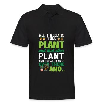 Jardinier, Jardinier, Jardinier, Jardinier Amateur, Plantes - Polo Homme - noir - Devant - Kai (181cm)