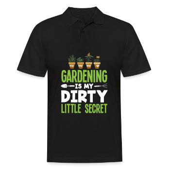 Gardener, Gardener, Gardener, Hobby Gardener, Plants - Men's Polo Shirt - black - Front - Kai (181cm)