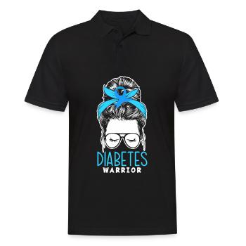 Cadeau pour diabétiques de type 1 pour diabétiques de type 1 - Polo Homme - noir - Devant - Kai (181cm)