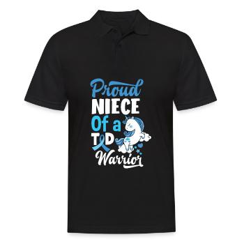 Cadeau pour diabétiques de type 1 pour diabétiques de type 1 - Polo Homme - noir - Devant - Kai (181cm)